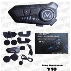 Audífono Bluetooth Y10 con comando de voz y carga tipo C