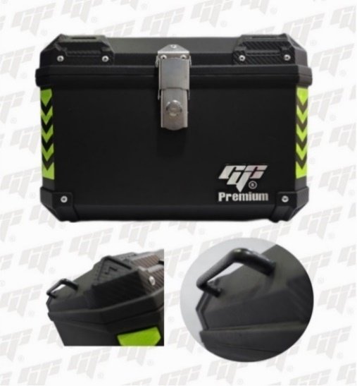 Maletero para moto 55/57 litros con manija plástica