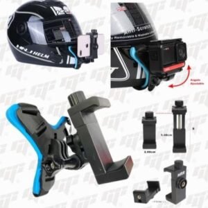 SOPORTE DE CASCO PARA ADAPTAR CELULAR O CAMARA