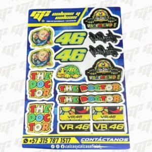 Calcomanías Decorativas Multimarca Screen en Vinilo Resinando – Varios Diseños